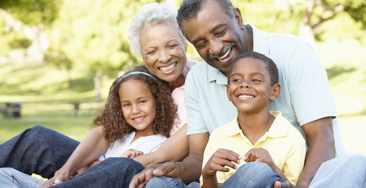 African20American20grandparents20with20grandchildren20in20park African American grandparents with their grandkids