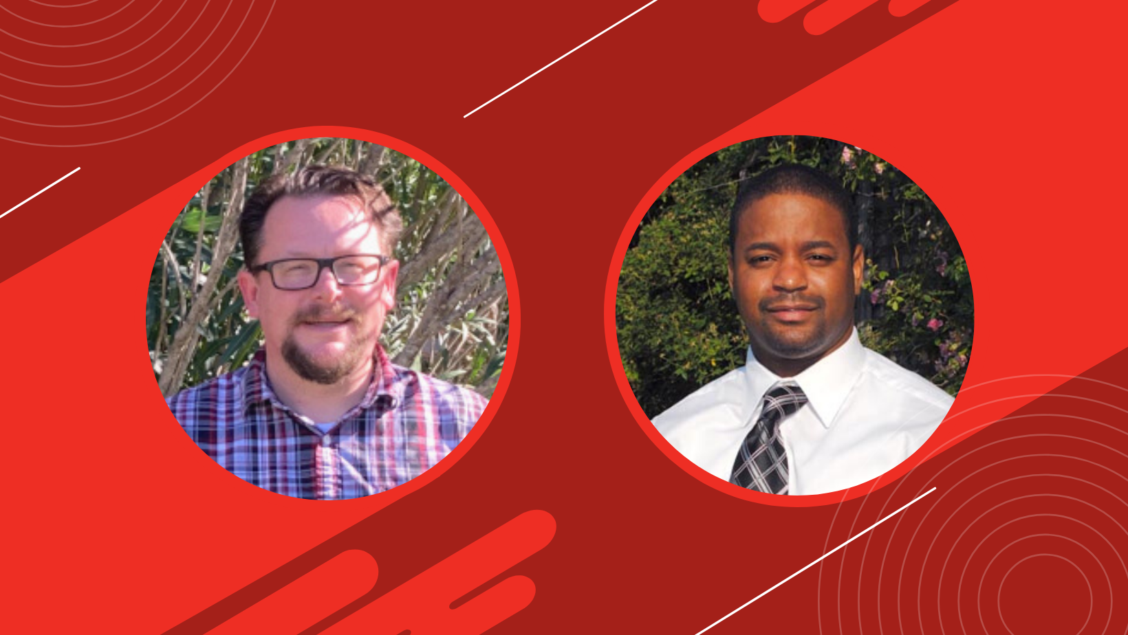 Headshots of Scott Suryan and Ken Anderson