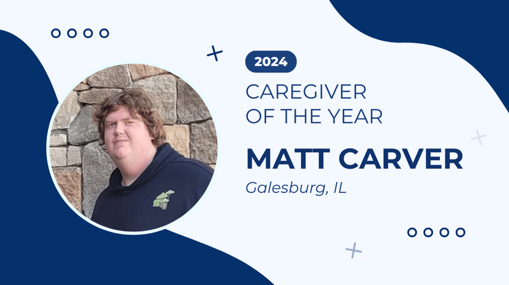 Matt Carver, Caring Senior Service Caregiver of the Year 2024