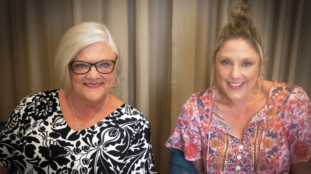 Cathy Trlica and Lara Harris
