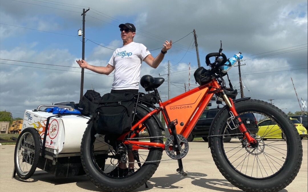 Jeff Salter Rides through Victoria to Close the Gap in Senior Care