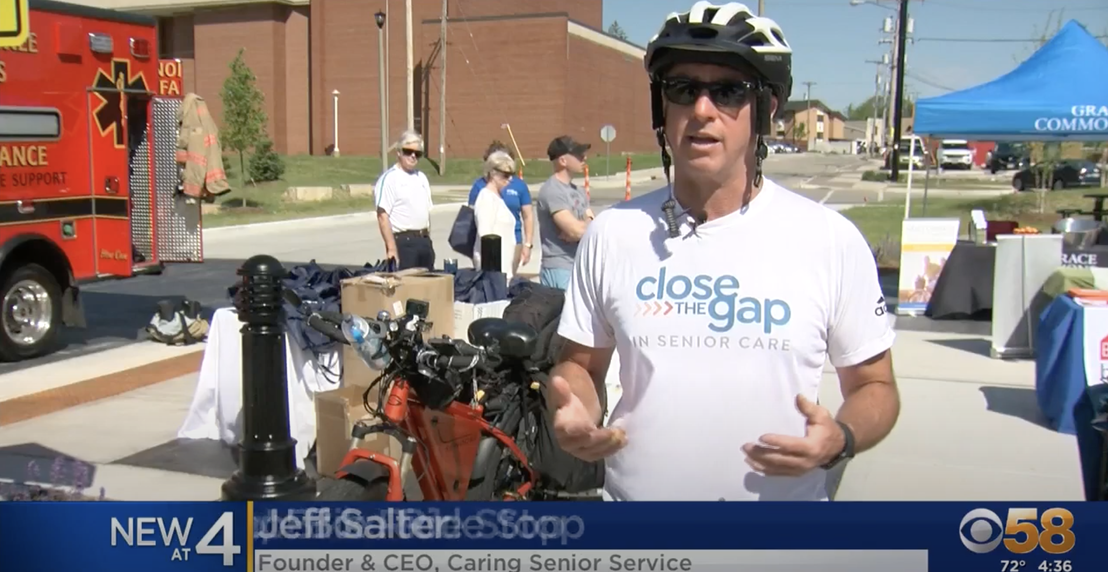 Jeff Salter raising awareness for Senior Care Wisconsin